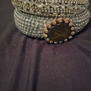 Silver and Gold Rhinestone Bracelet